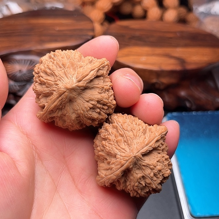 桃核把件核桃满天星42