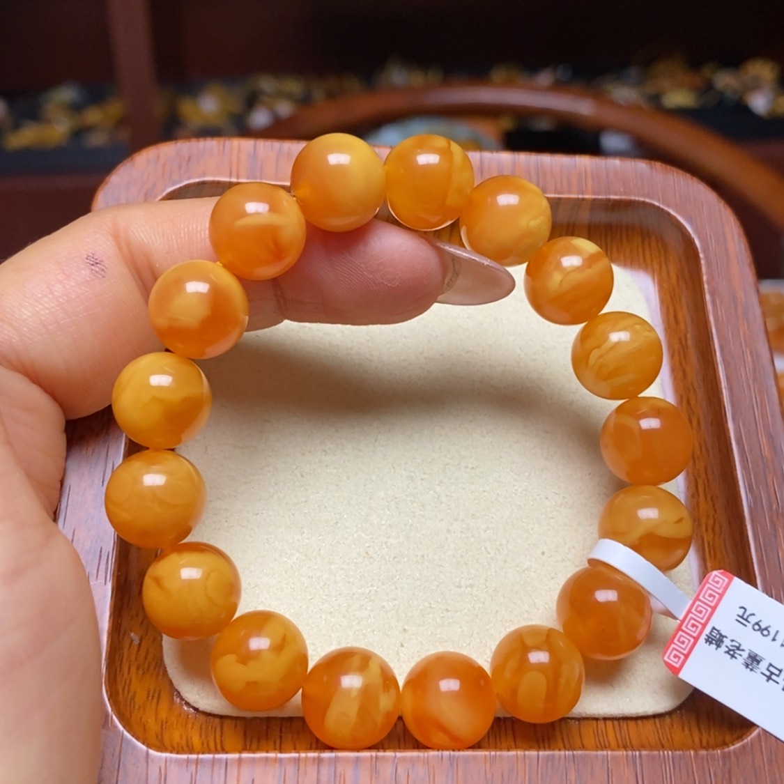 【闪购商品】蜜蜡手链未镶嵌手串