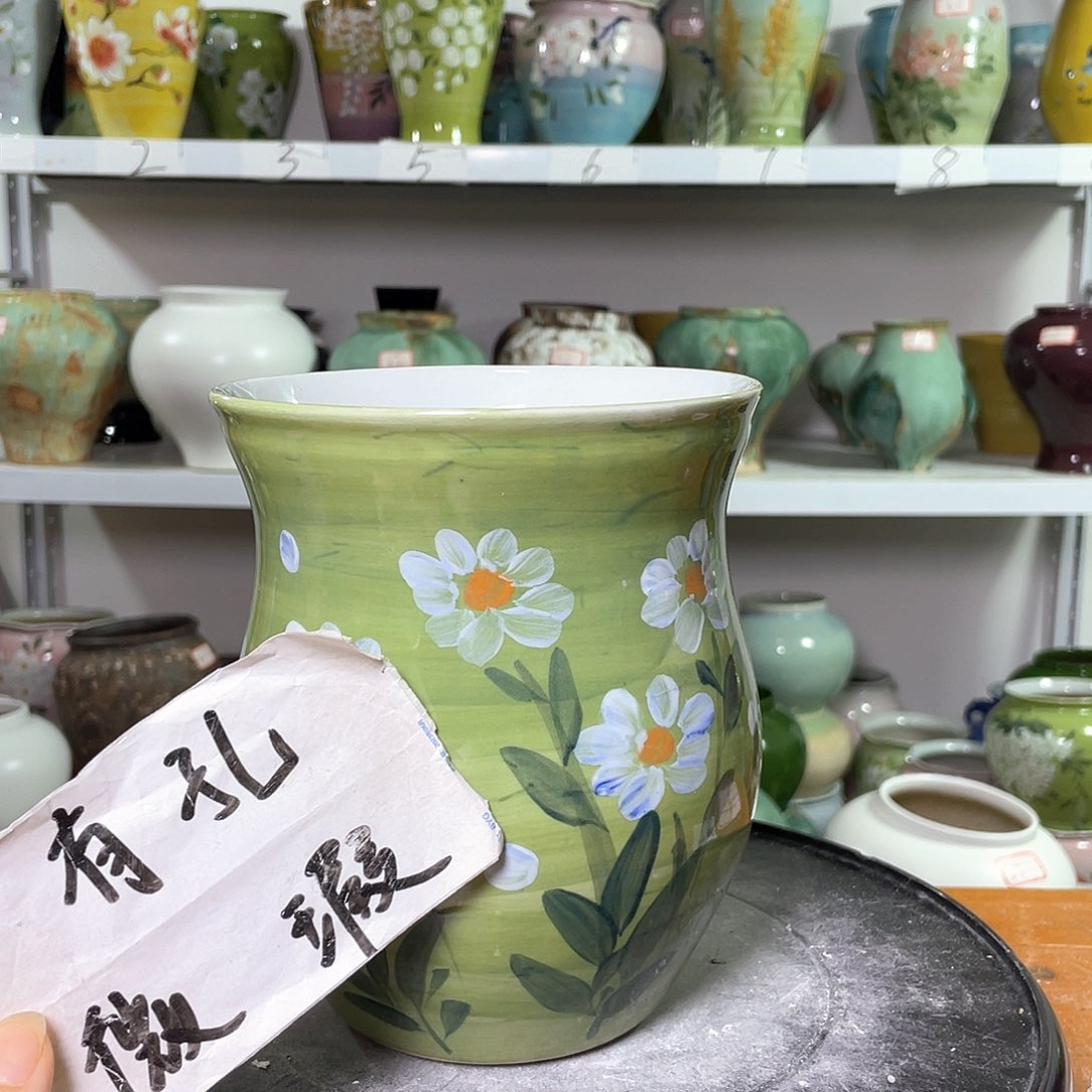 小****1景德镇陶瓷花盆微瑕236