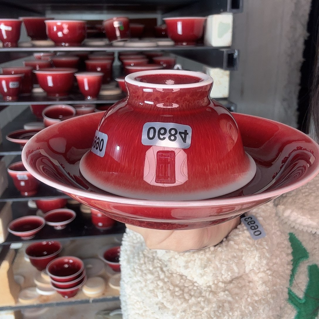 碗景德镇郎红陶瓷