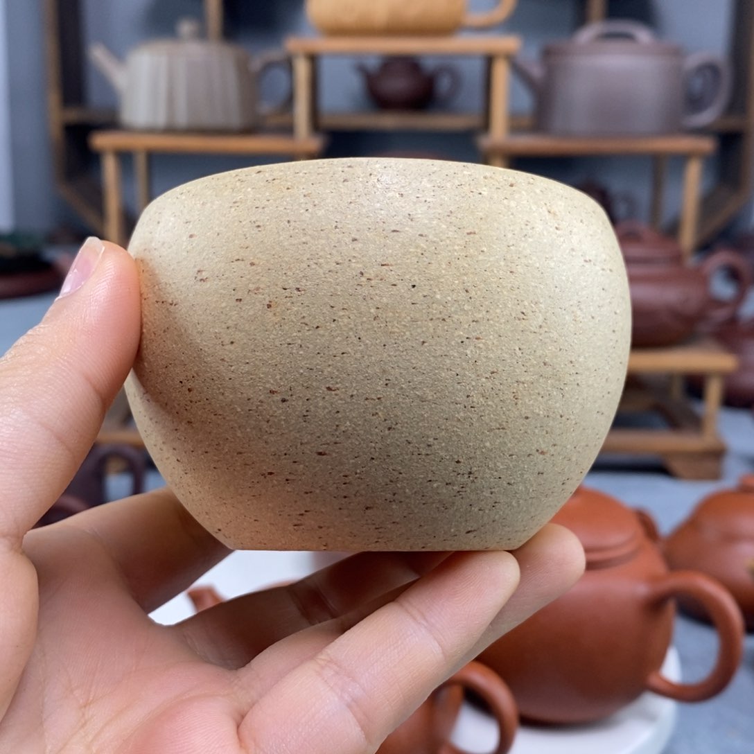 紫砂茶杯兴*段泥主人杯