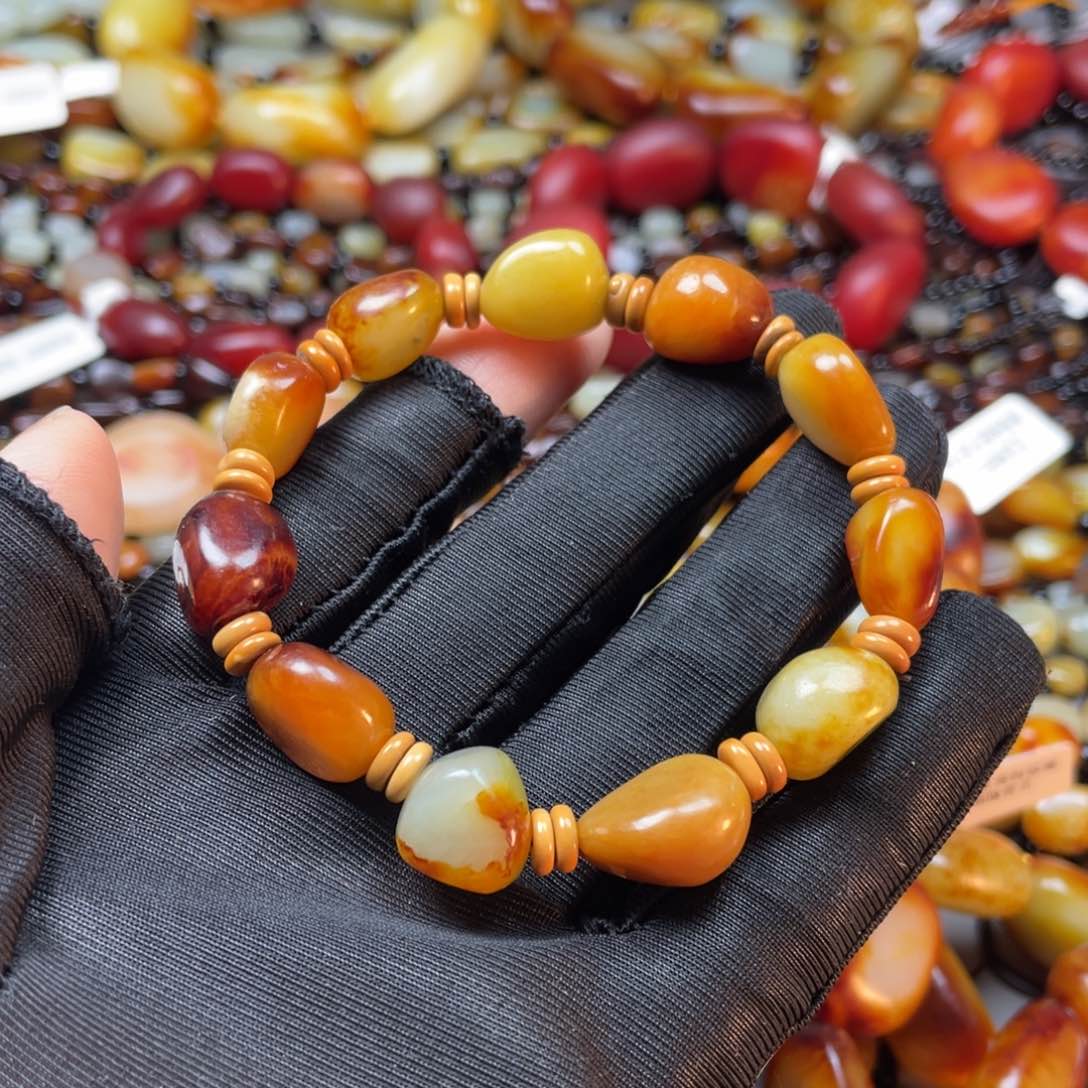 和田玉手链未镶嵌