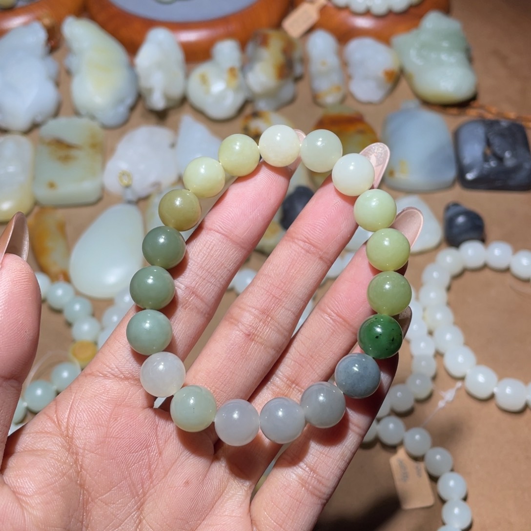 和田玉多宝手串未镶嵌