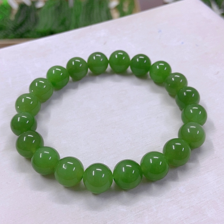 【闪购商品】和田玉（碧玉）手串未镶嵌11