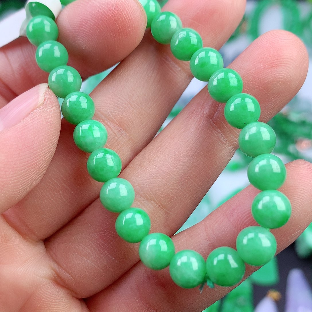 未镶嵌手链翡翠手串