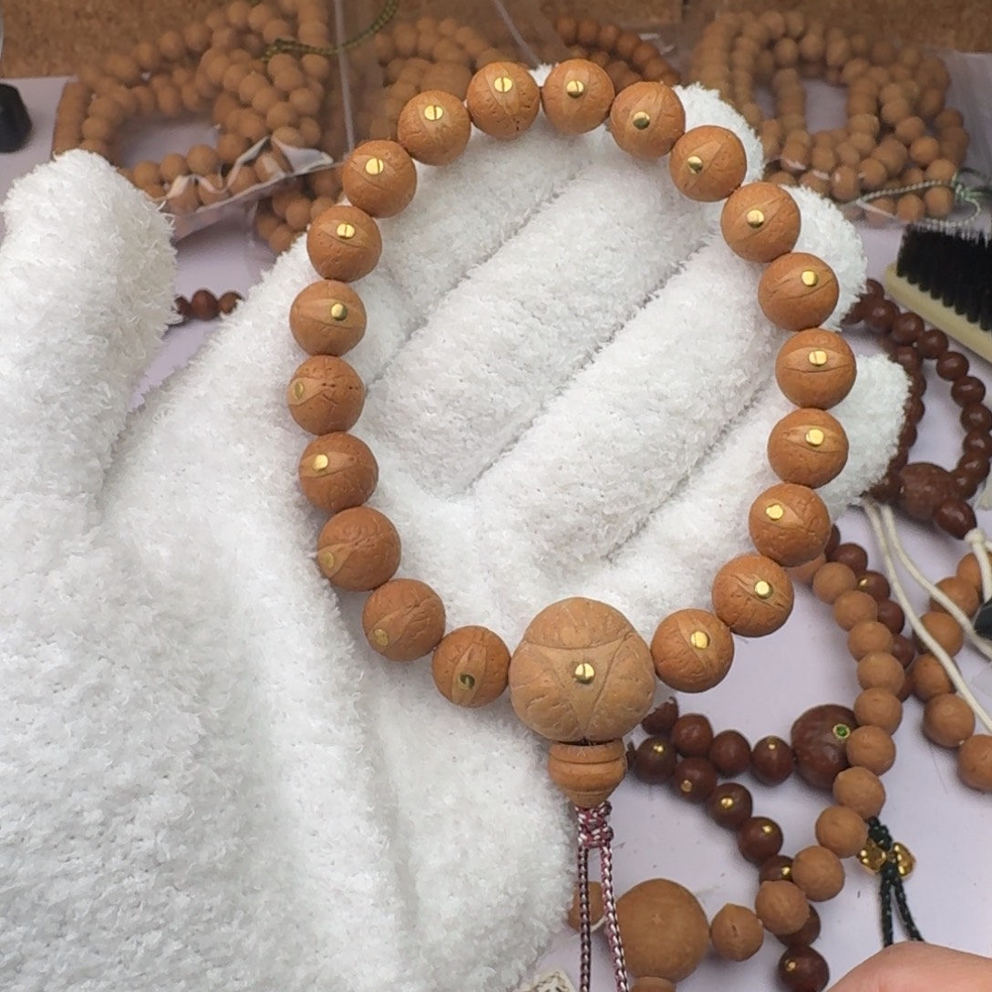 凤眼菩提手串11铜钉