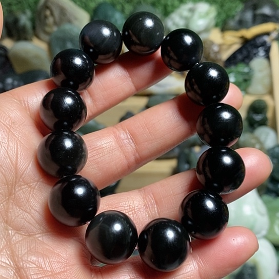 【闪购商品】黑曜岩珠宝奇石未镶嵌