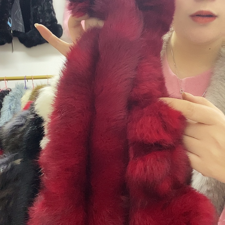 三醋酯纤维围巾安哥拉