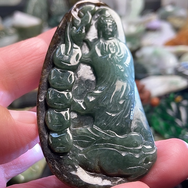 翡翠吊坠(不含链)未镶嵌