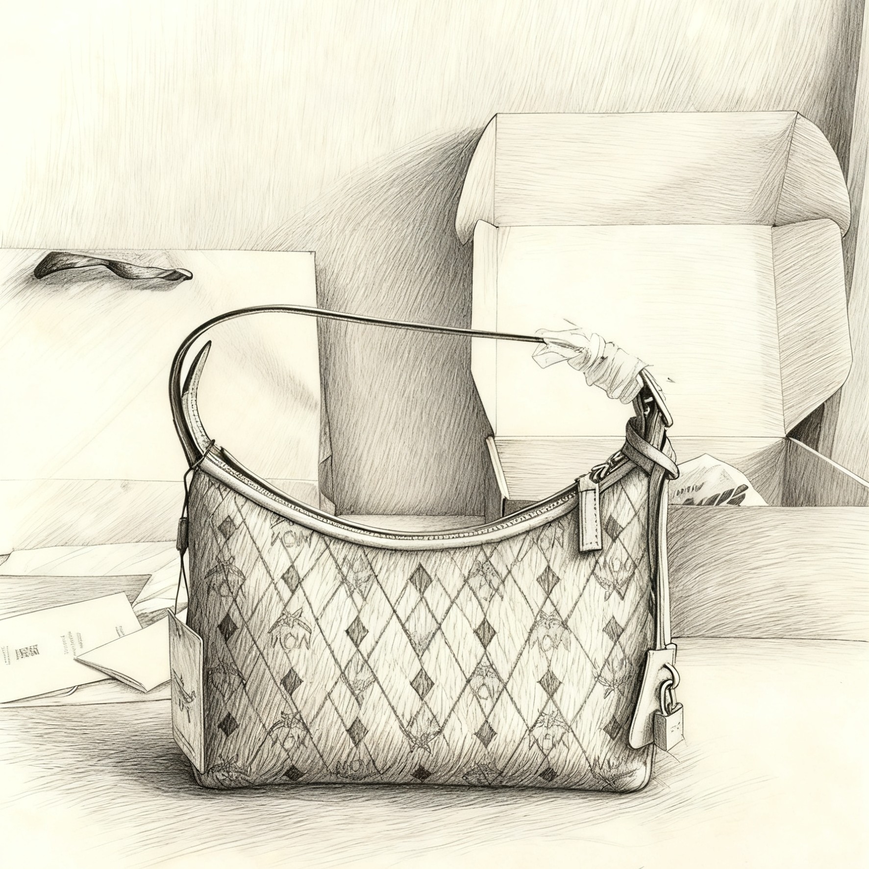 M家精品【牛角包平替】腋下包手提单肩包