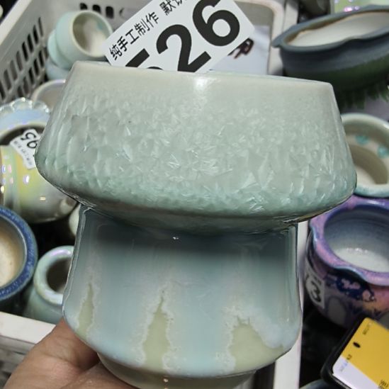 景德镇高温陶瓷：微瑕内口6.5(福利无垫片赠送哦，感谢理解)