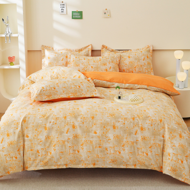 斜纹亲肤四件套柔软床单被套床上用品套件舒适床品套件