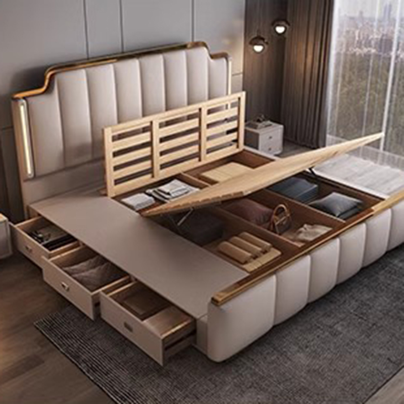 【升级定制补差】气压高箱抽屉储物卧室床佛山家具批发源头厂家直销