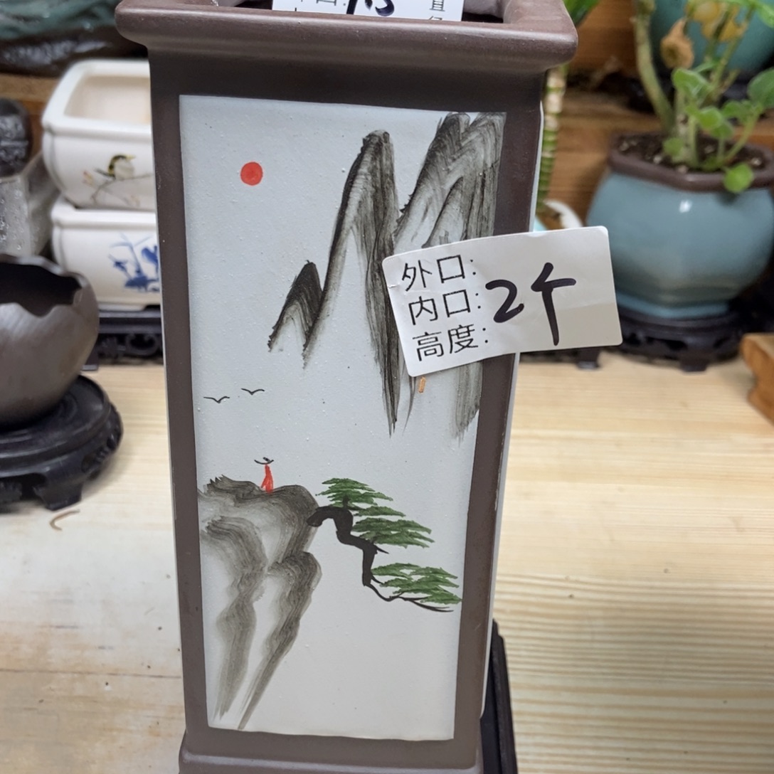 瓷片陶瓷花盆陶瓷艺术