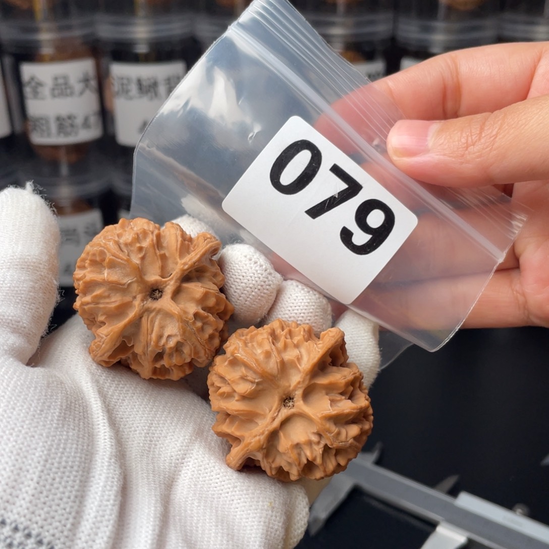 用***3文玩核桃把件41苹果园