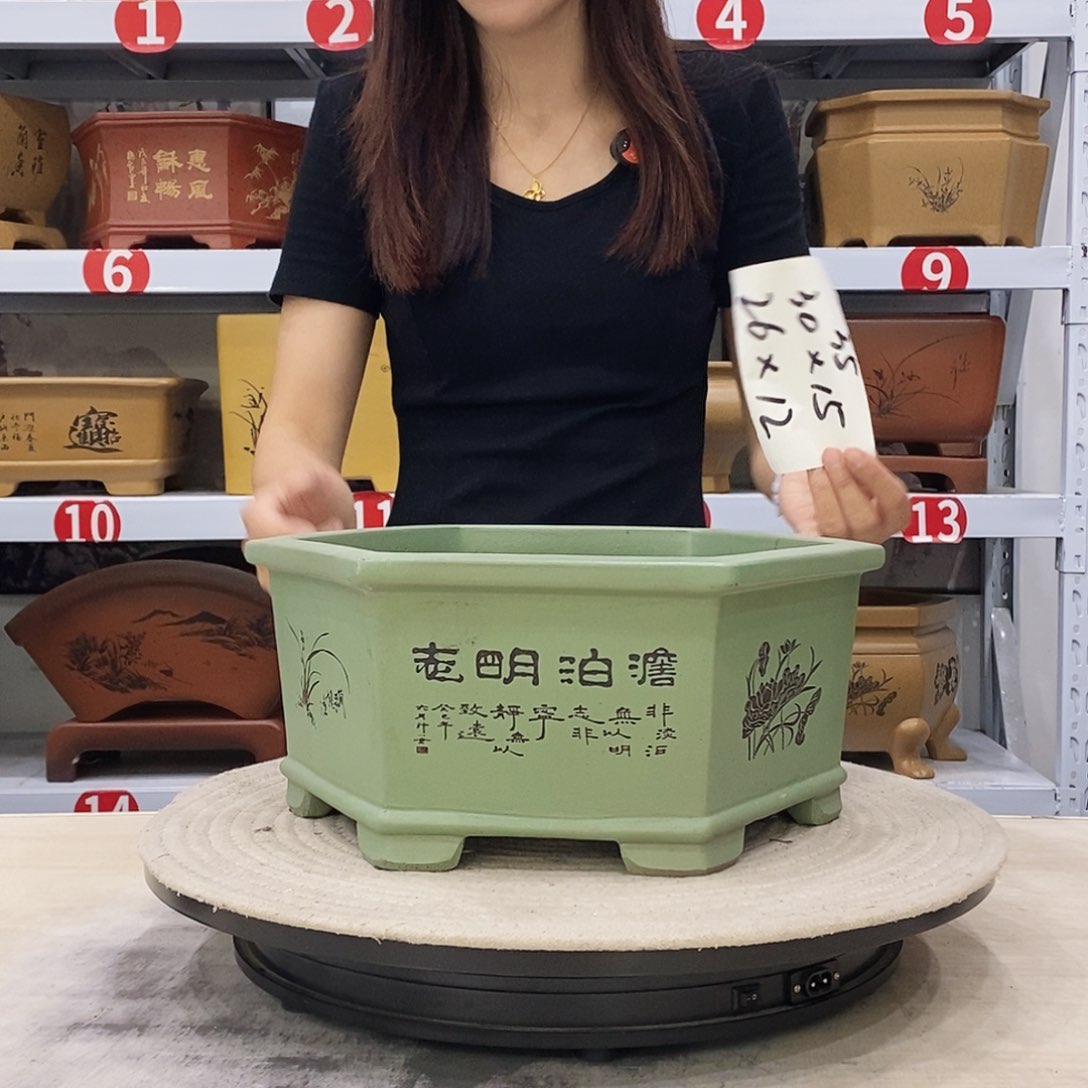 紫砂花盆紫砂花盆