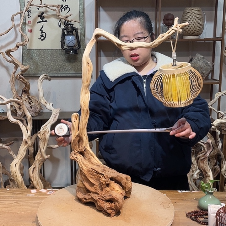 木杜鹃根根艺摆件6