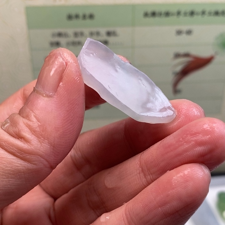 颈饰未镶嵌翡翠缅甸翡翠A货边角