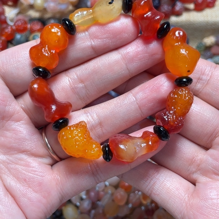 玛瑙/玉髓合金手链