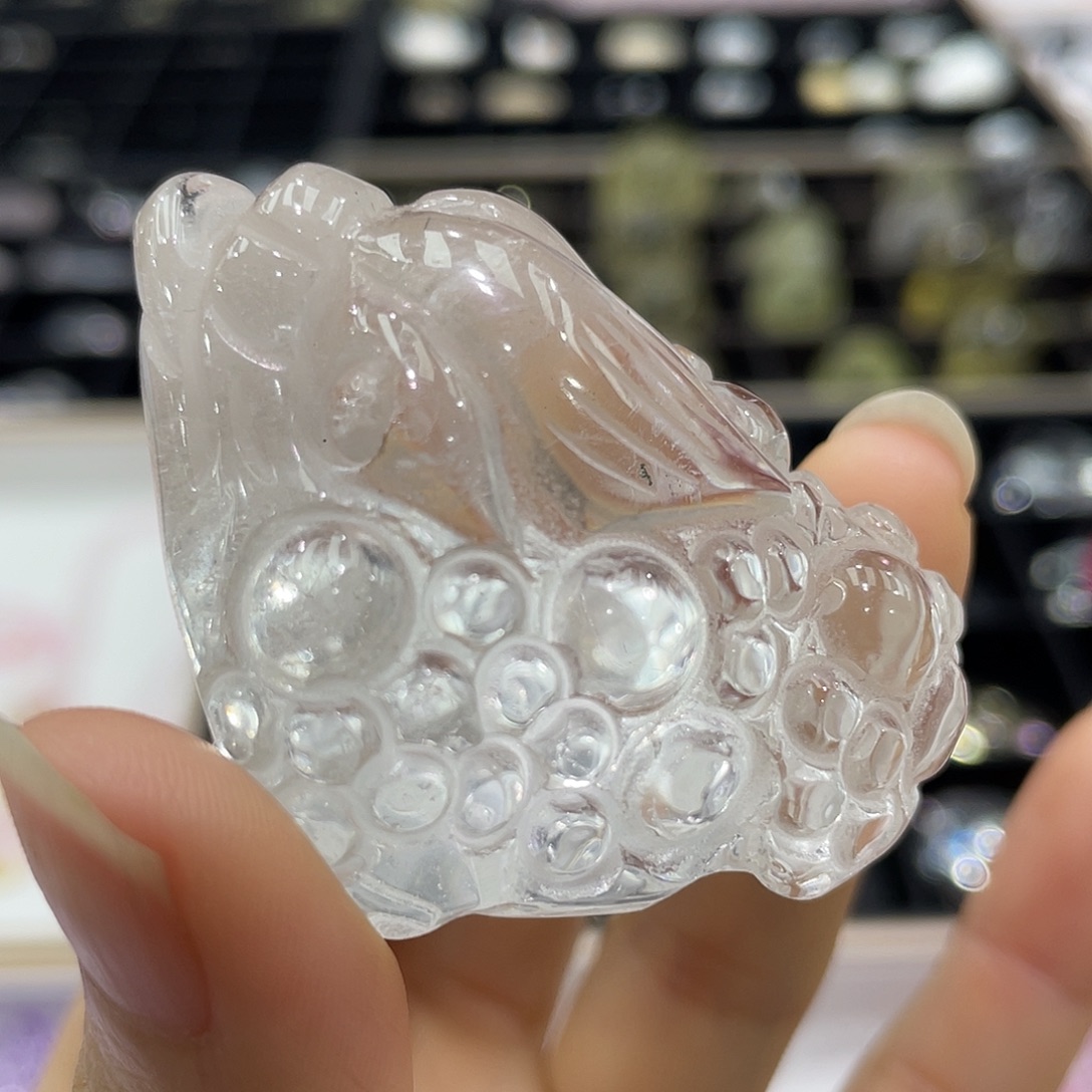 未镶嵌水晶珠宝半成品三脚金蟾