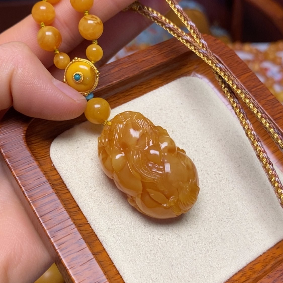 【闪购商品】蜜蜡颈饰未镶嵌项链