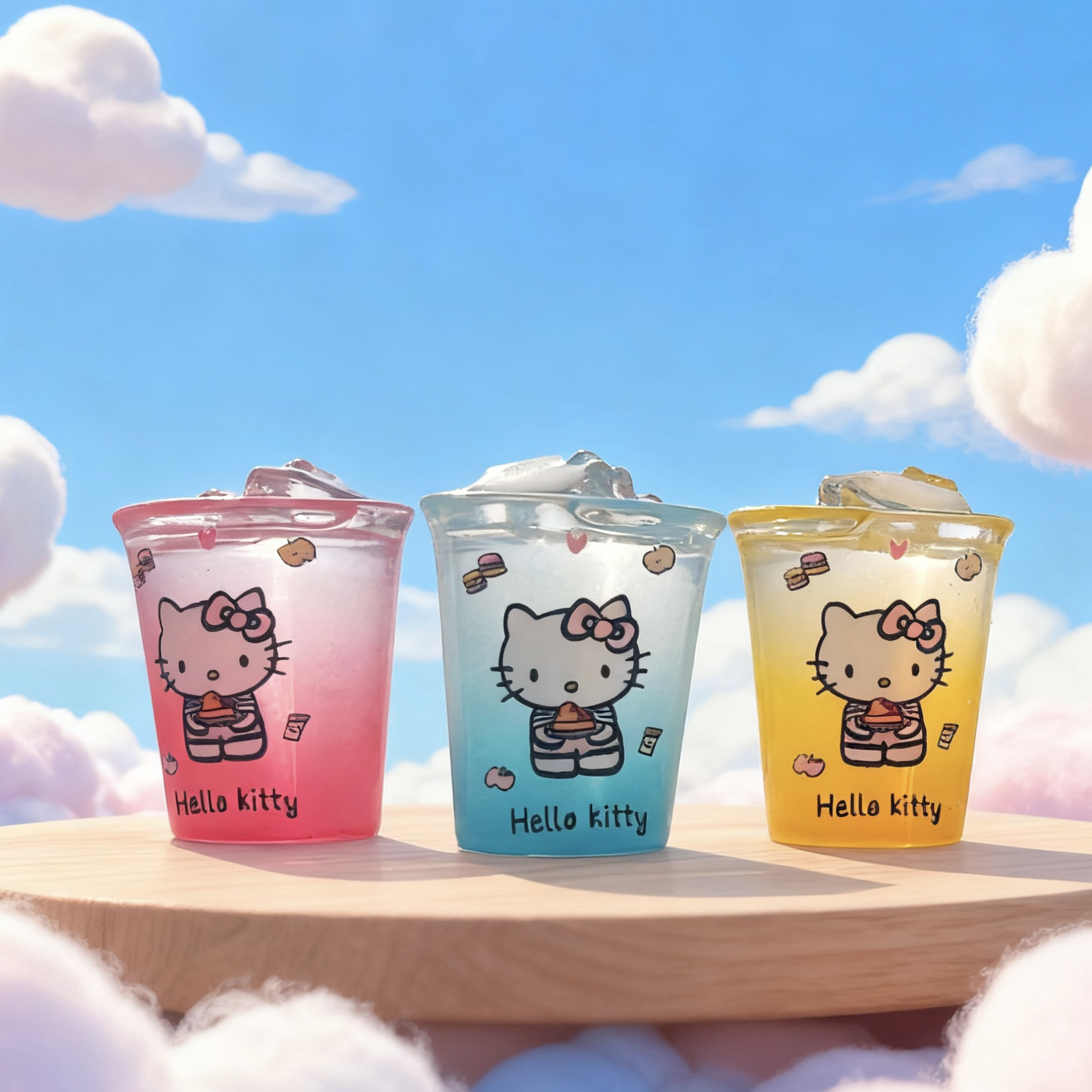 《漫时光创意》kt冰杯树脂食玩diy配件