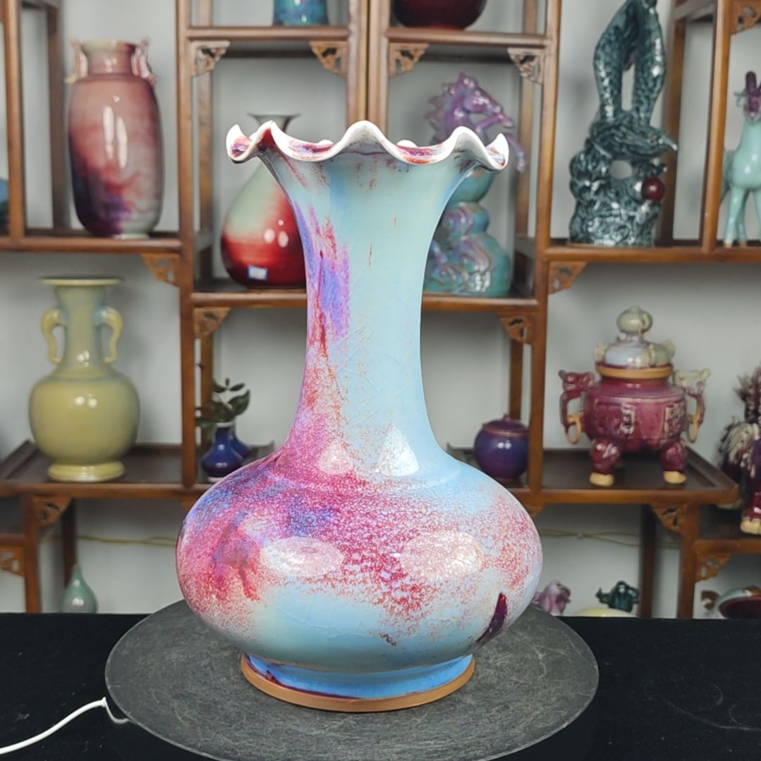 摆件钧瓷瓶子钧瓷瓶子钧