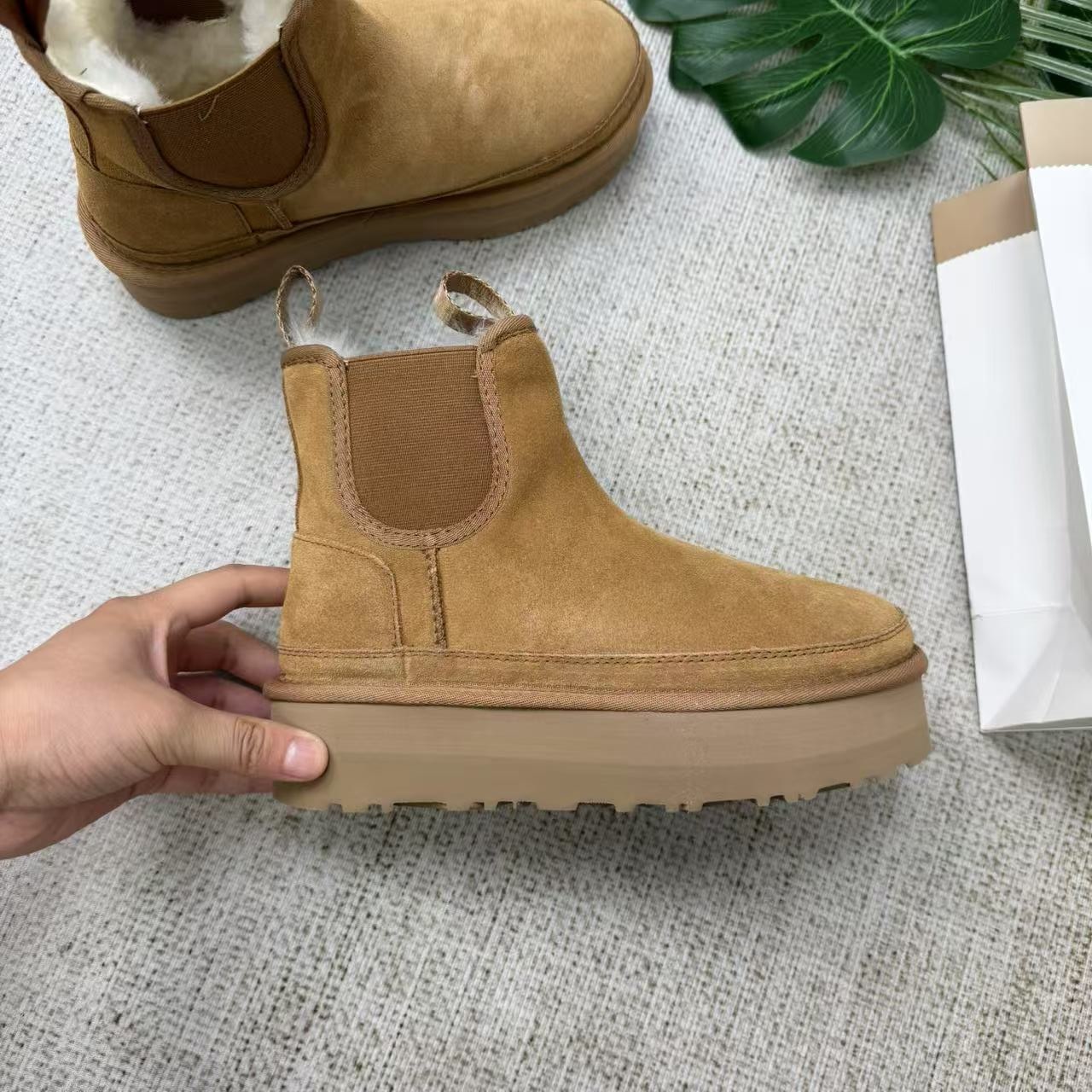 河南桑坡【反季清库存款】雪地靴加厚时尚百搭冬季保暖