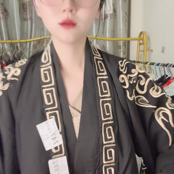 魏晋风交领外衣加里衣