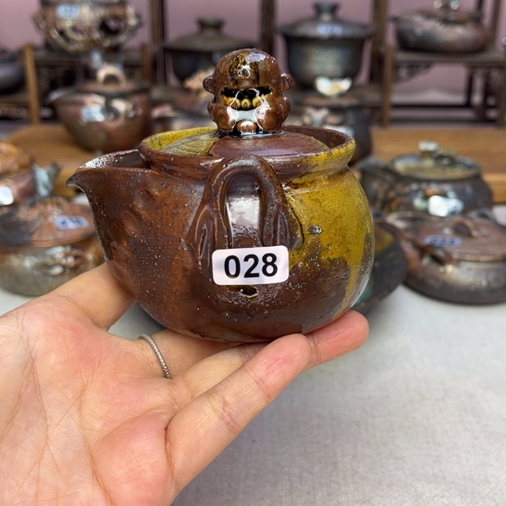 壶裸柴烧陶瓷茶具