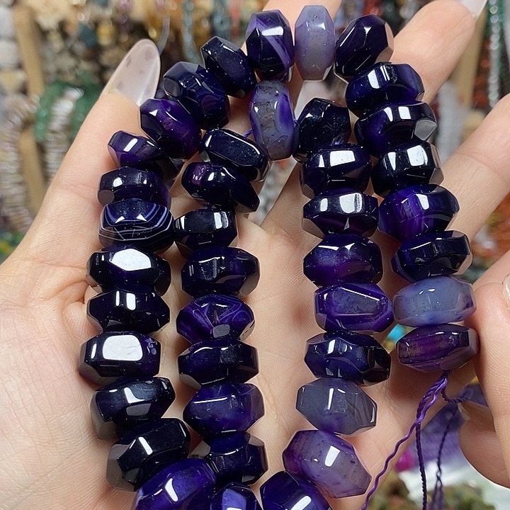 玛瑙/玉髓未镶嵌珠宝半成品玛瑙卡15mm