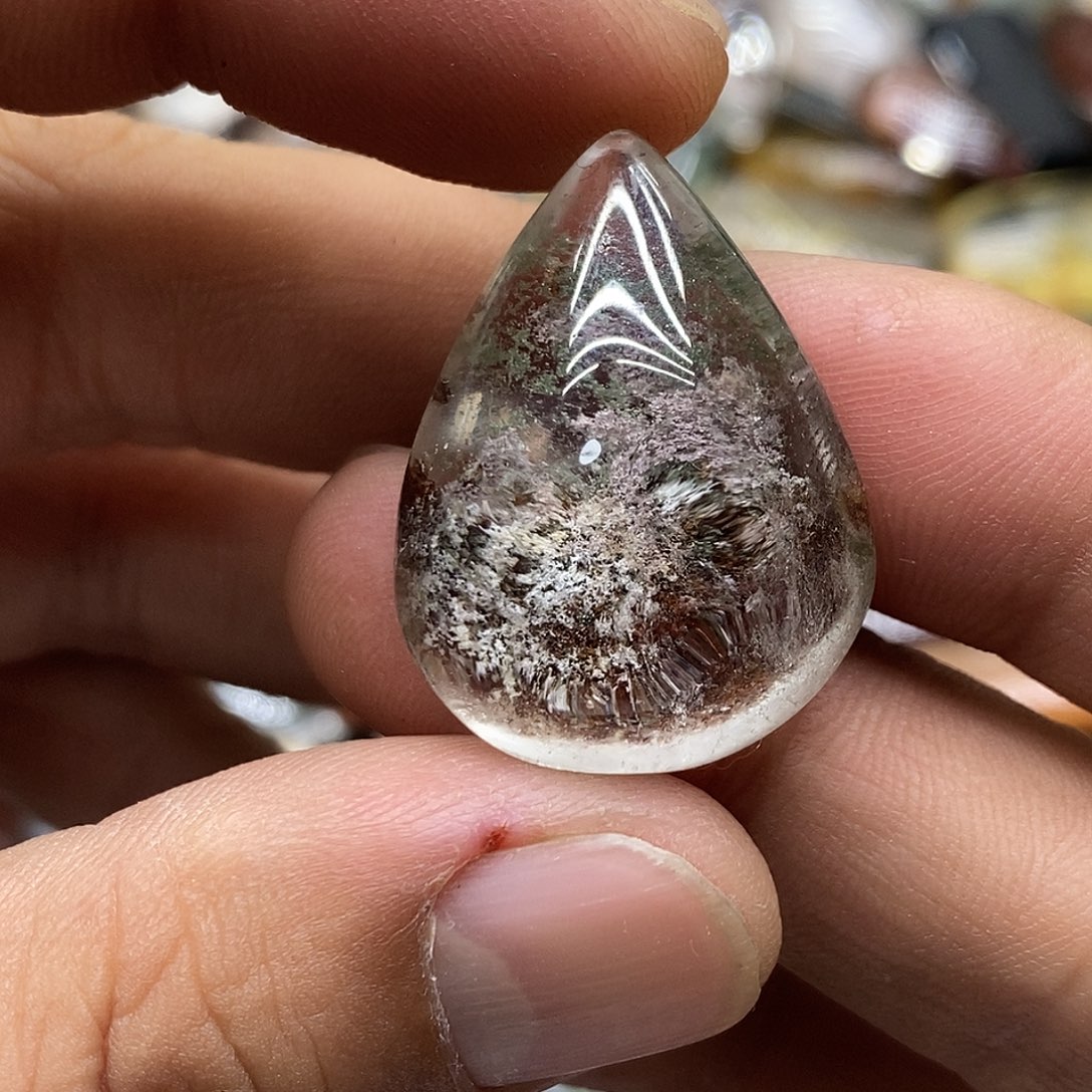 水晶未镶嵌珠宝半成品