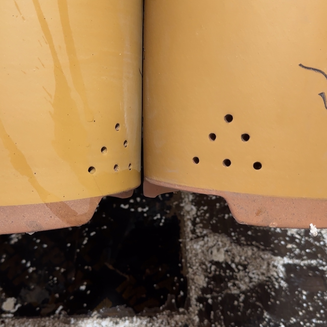 紫砂花盆口径14.18口径