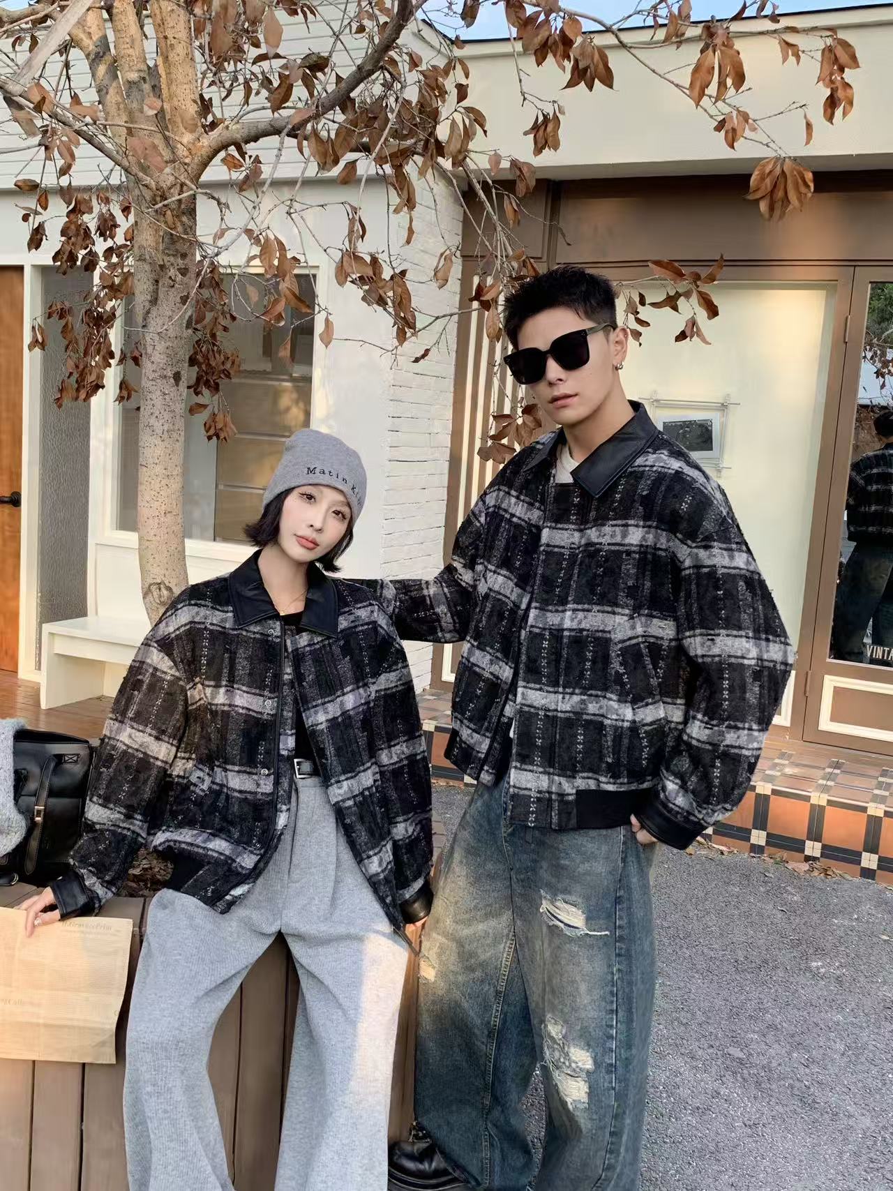 2025年90白鸭绒外套男潮流宽松保暖休闲羽绒服冬季翻领美式#067