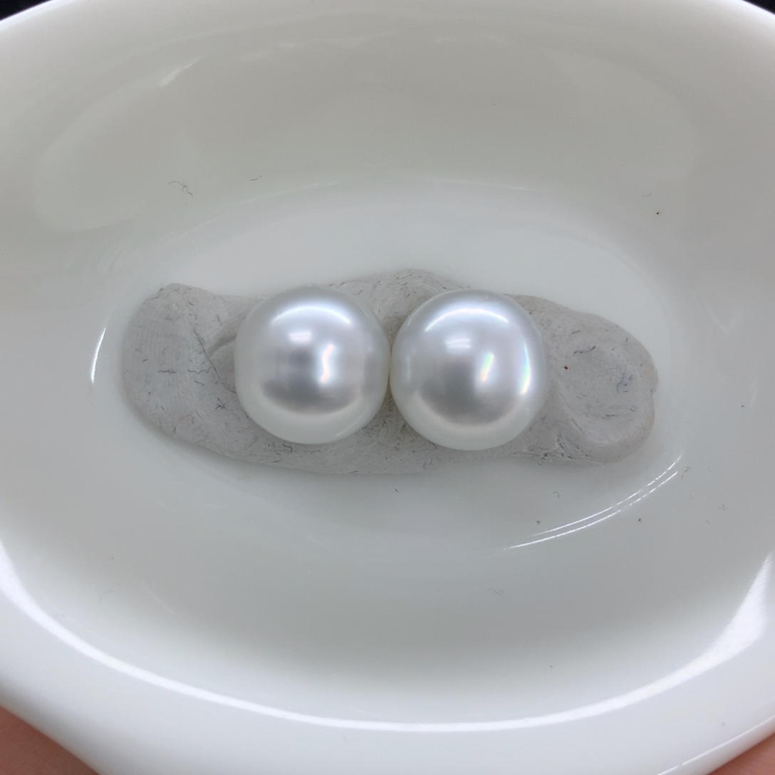 未镶嵌海水珍珠裸珠10-11mm梅