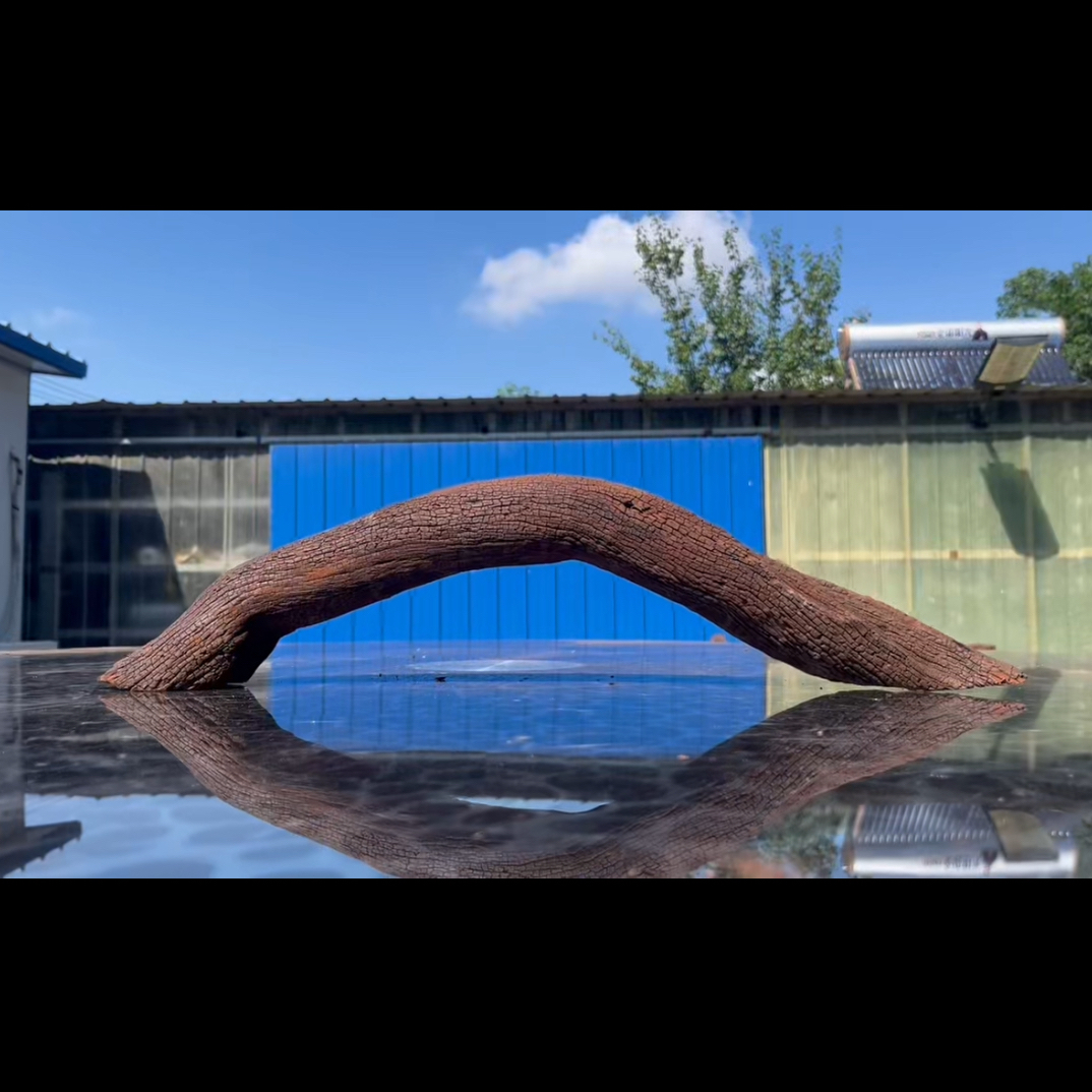 尺寸：58✖️6✖️12，鱼缸造景沉木摆件，紫柚木，秒沉水，一木成景，包煮