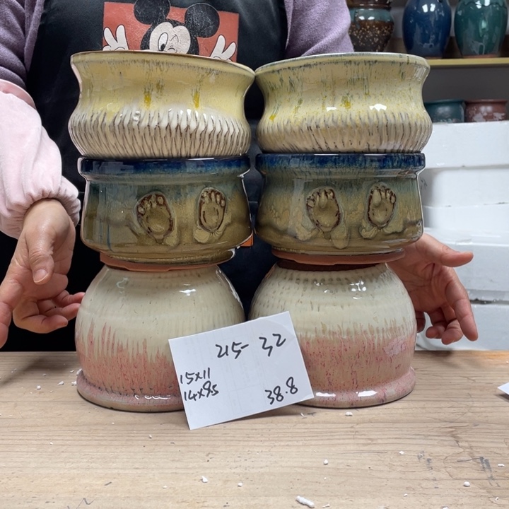 紫砂花盆多肉花盆微瑕32