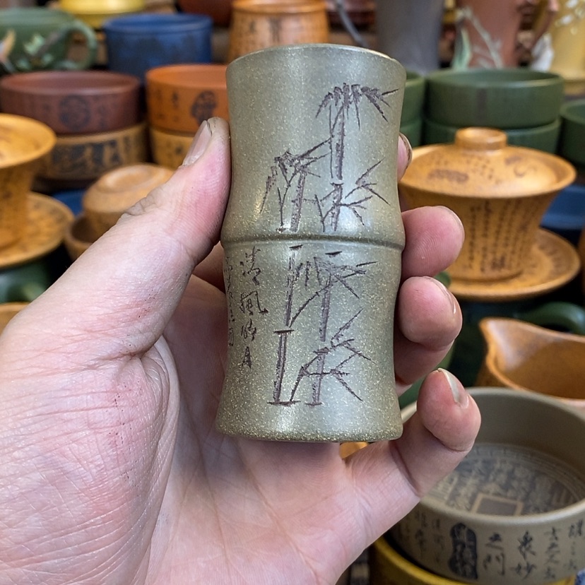 【闪购商品】紫砂杯子宜兴全手工紫砂杯