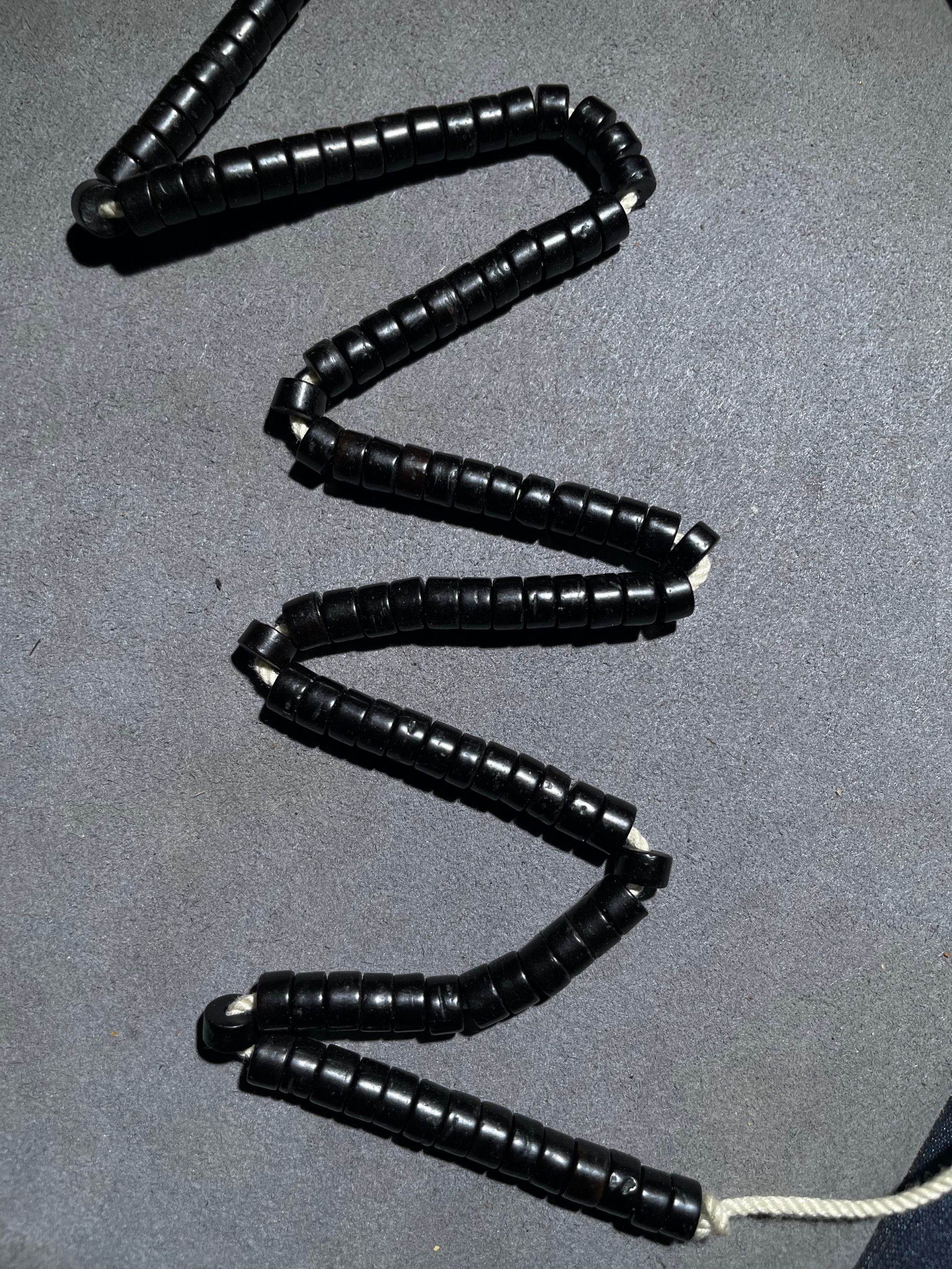 《3.5厚》6*3.5椰颗【黑.直】佛珠项链配珠隔珠配饰DIY穿搭文玩菩提