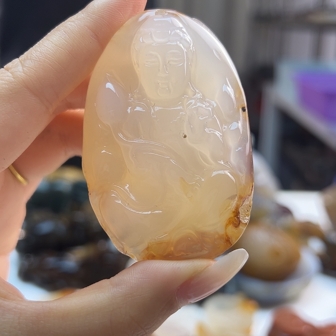 玛瑙/玉髓未镶嵌吊坠(不含链)