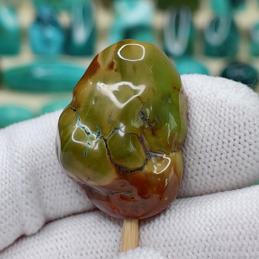 绿松石珠宝奇石未镶嵌