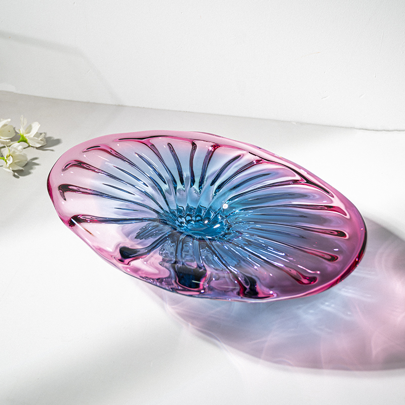 N160 渐变色简约时尚家居轻奢装饰果盘