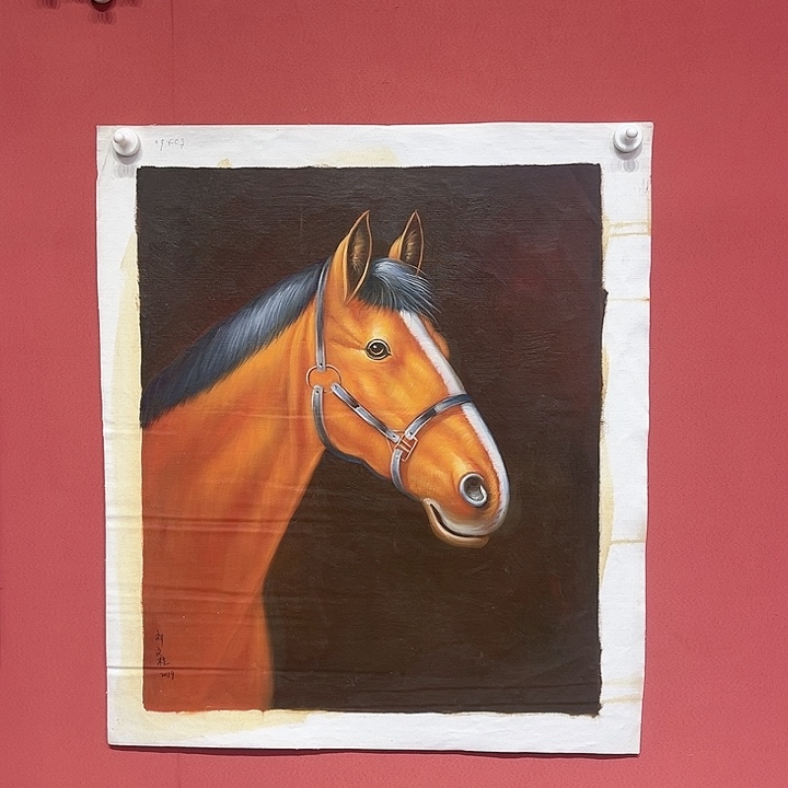 油画睢**宁刘文桂老师油画作品朵 