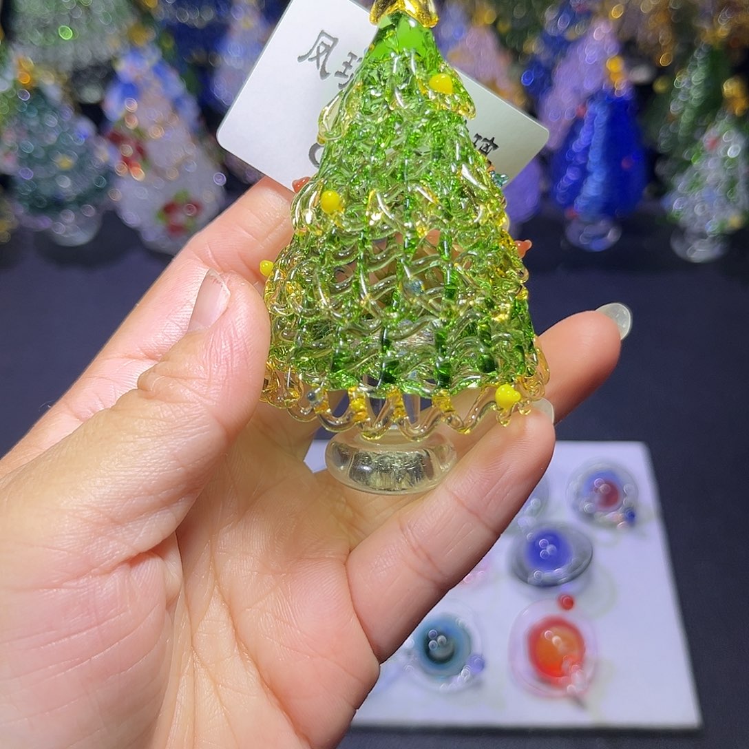 吊坠（不含链）玻璃663圣诞树