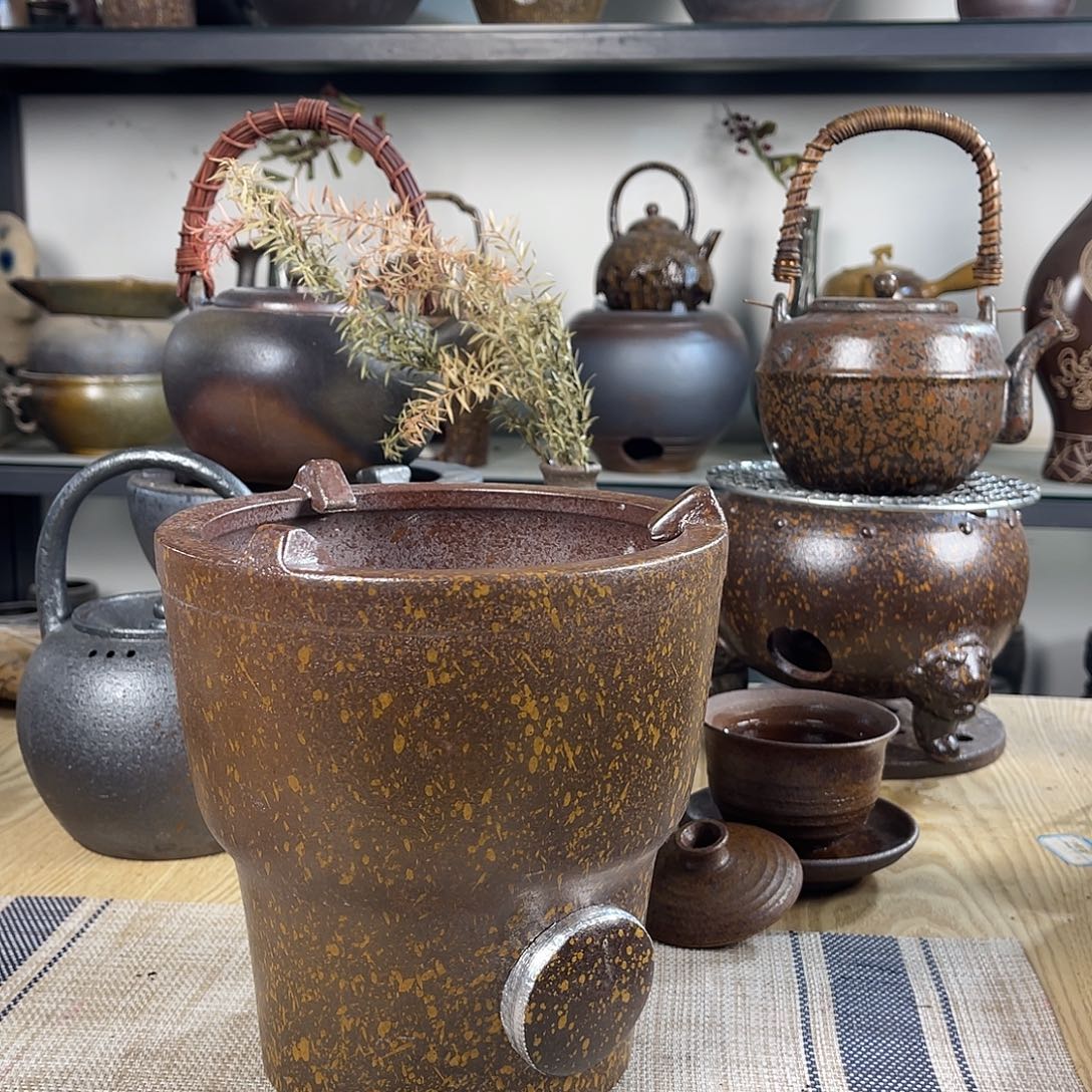 紫砂粗陶实用砂锅