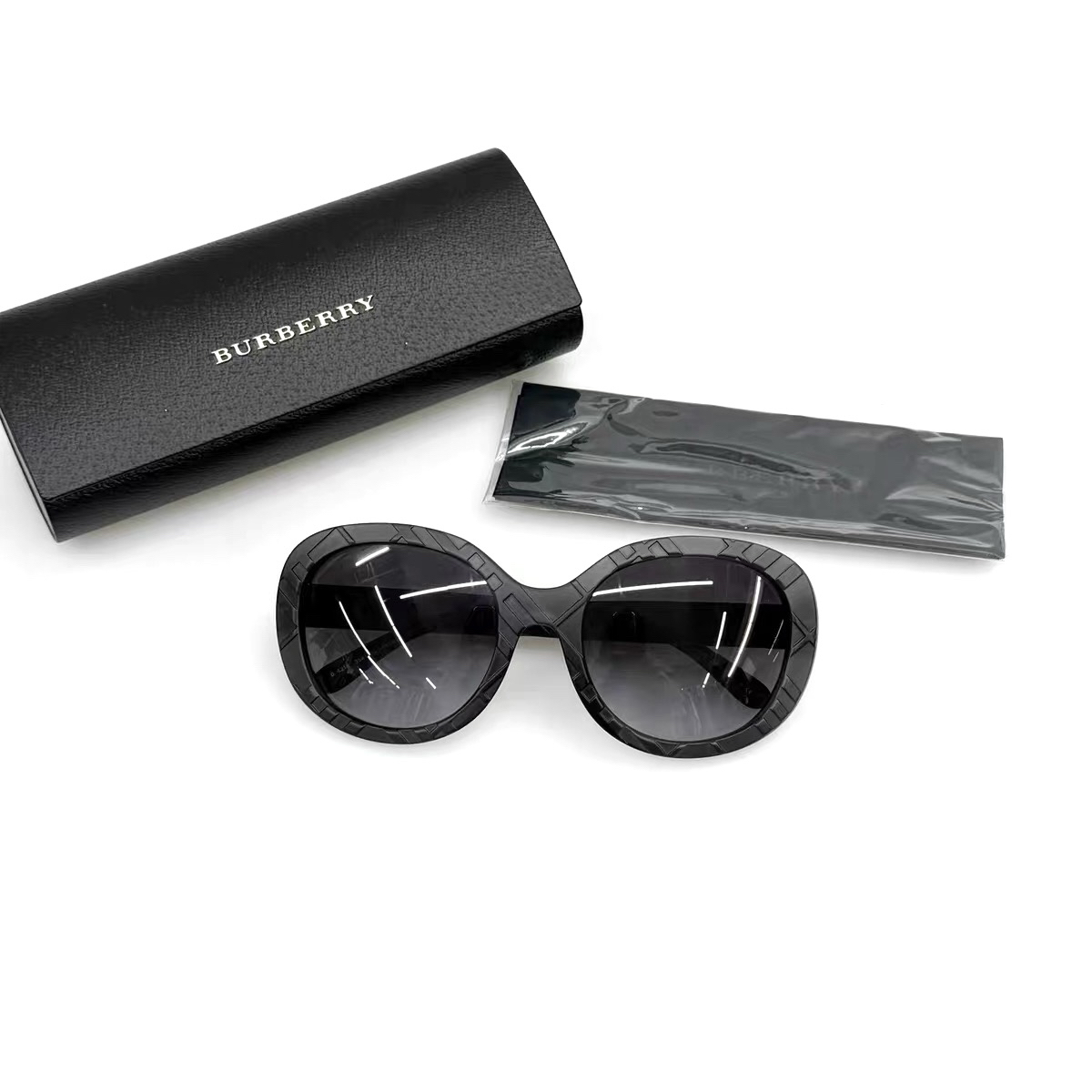 未使用 BURBERRY/博柏利 未使用burberry博柏利磨砂浮雕太阳镜