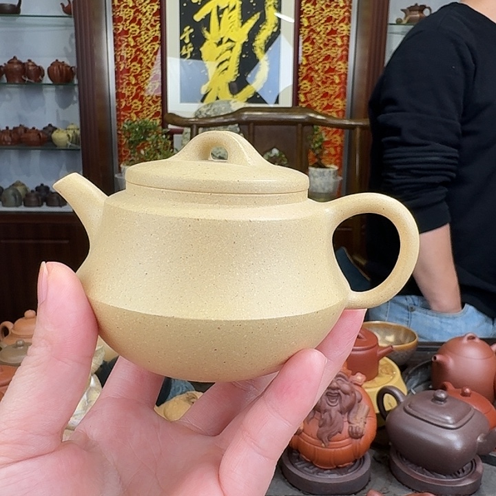 紫砂茶壶步步高升