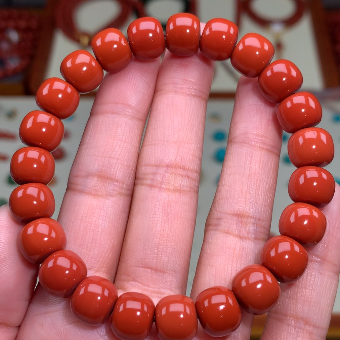 南红玛瑙颈饰未镶嵌