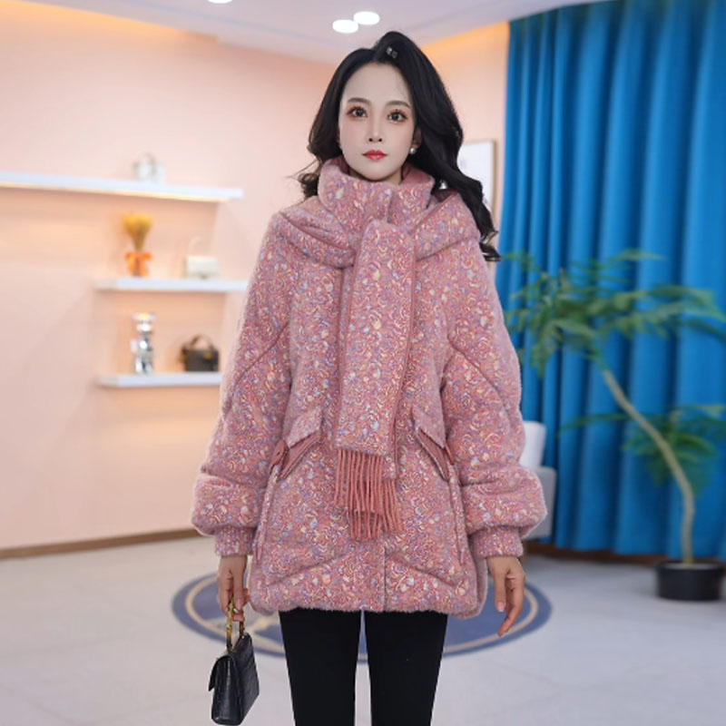 【羽绒服】冬季白鸭绒毛领羽绒服百搭新款时尚莫瑞系穿搭休闲保暖