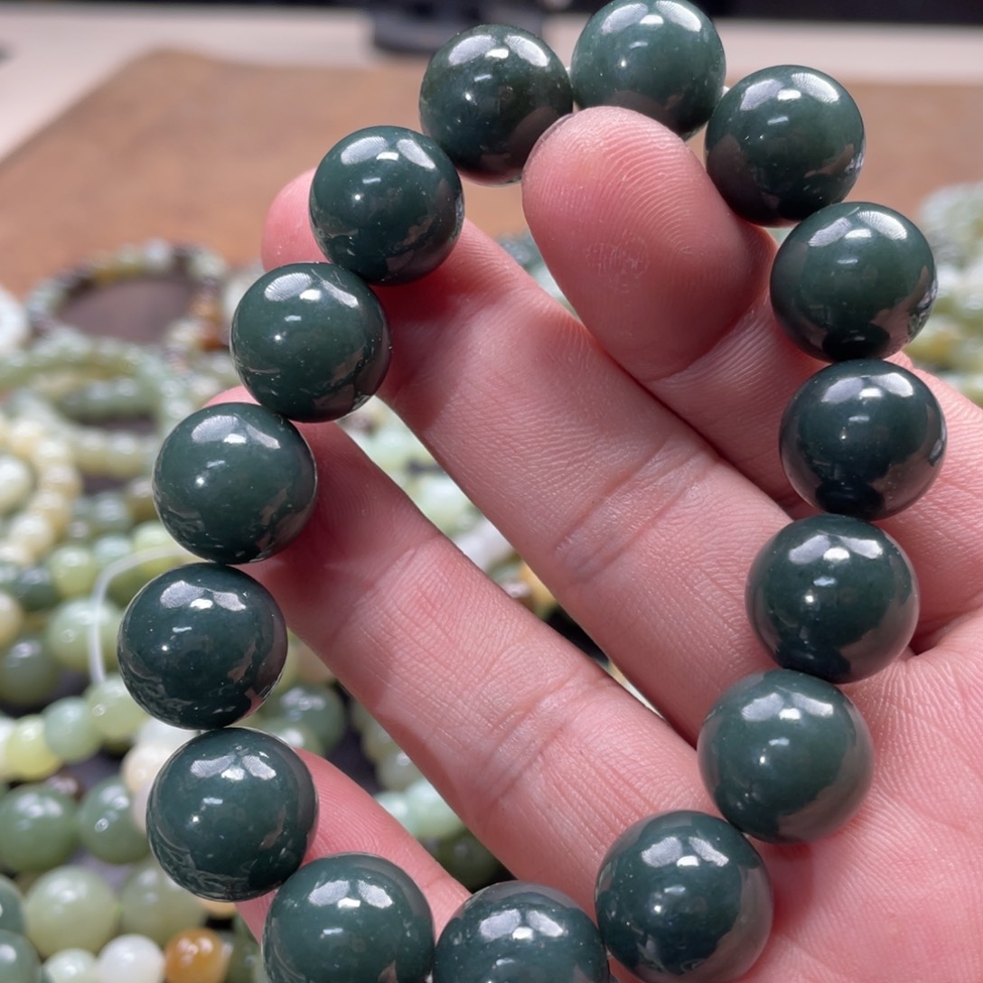 和田玉手链未镶嵌